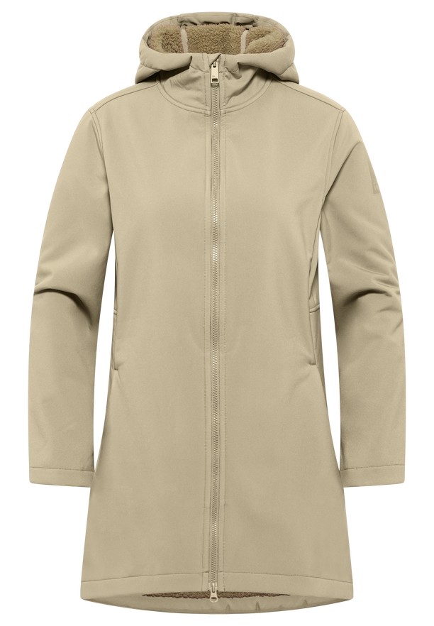 Khaki Women Jack Wolfskin Windland Softshell Jackets | 12818283