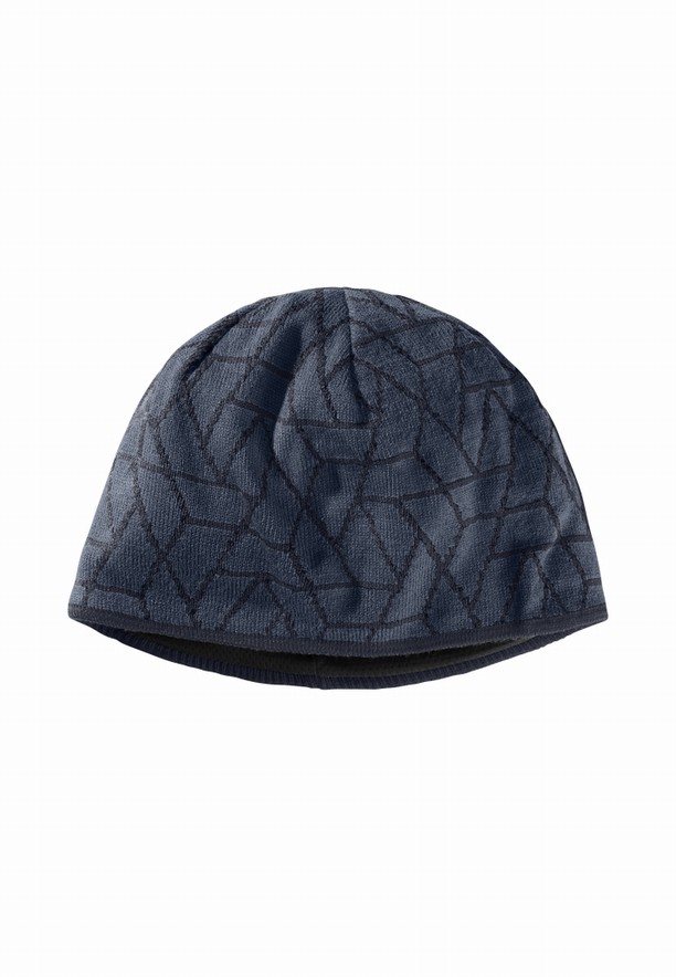 Navy Men Jack Wolfskin Alpspitze Beanie | 28126072