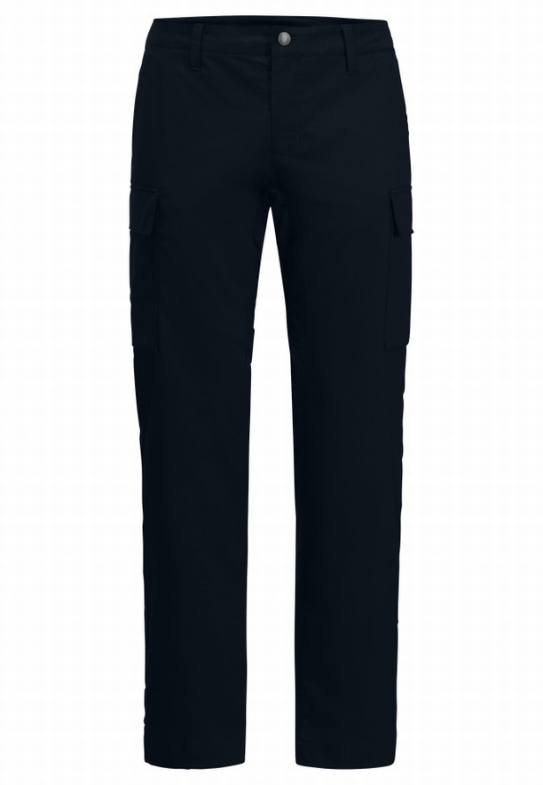 Navy Men Jack Wolfskin Arctic Road Cargo Pants | 58799237