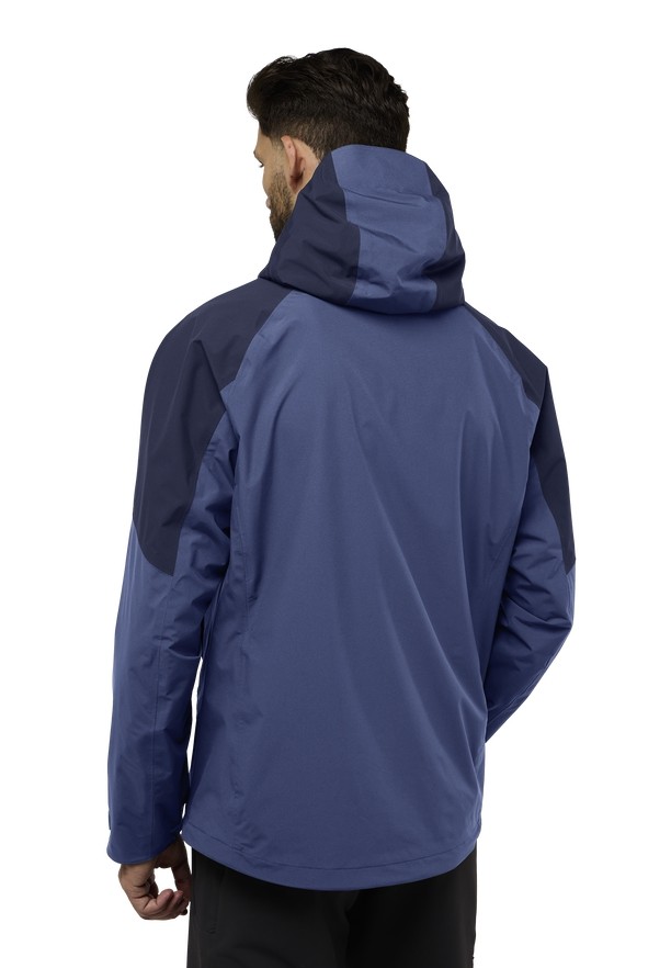 Navy Men Jack Wolfskin Eagle Peak 2l Rain Jackets | 91745323