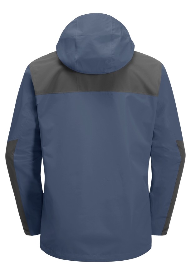 Navy Men Jack Wolfskin Jasper 2l Rain Jackets | 18375390