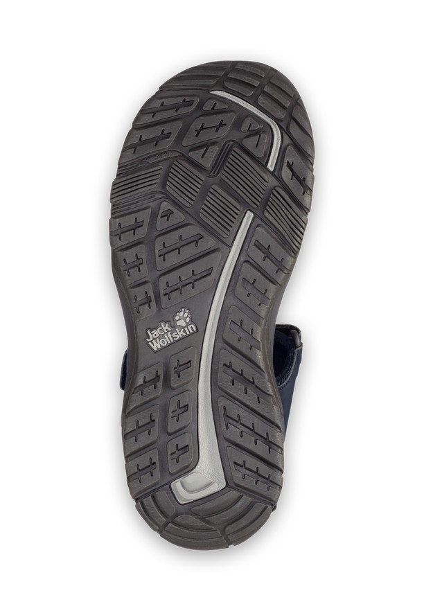 Navy Men Jack Wolfskin Lakewood Cruise Sandals | 11377942