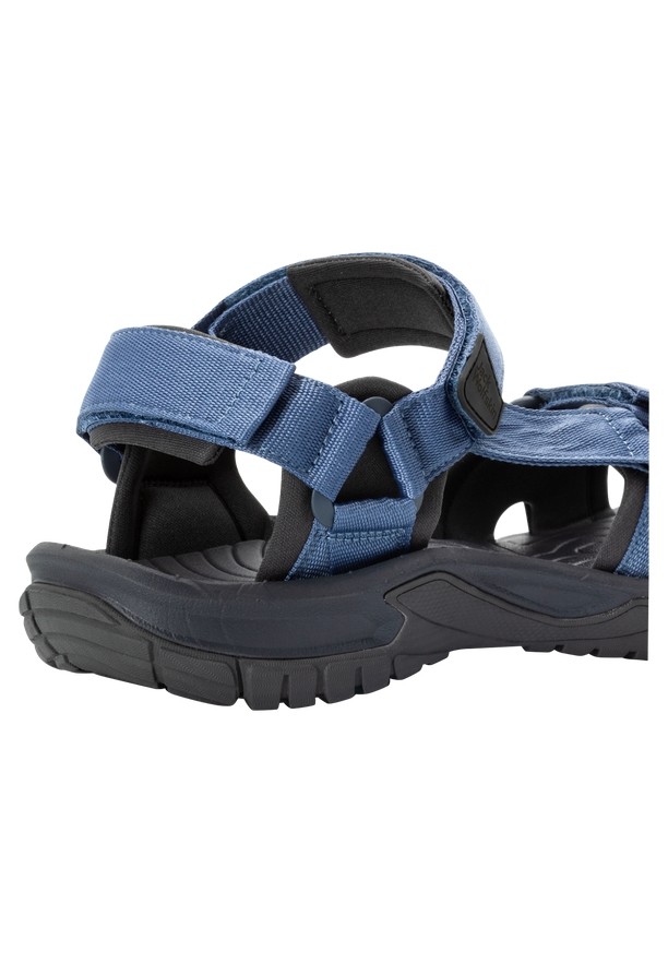 Navy Men Jack Wolfskin Lakewood Ride Sandals | 93792653