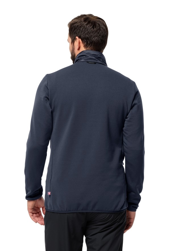 Navy Men Jack Wolfskin Luntal 3in1 Jackets | 22972883