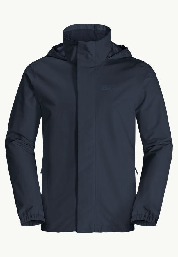 Navy Men Jack Wolfskin Stormy Point 2l Rain Jackets | 52363669