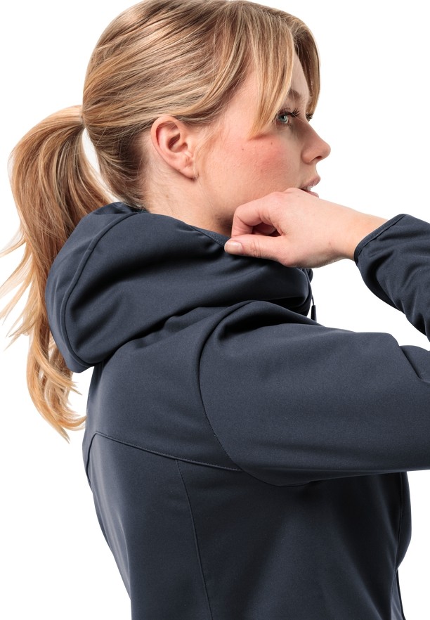 Navy Women Jack Wolfskin Bornberg Hoody Jackets | 16216485