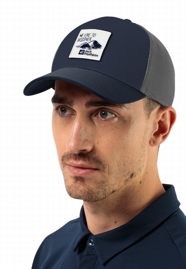 Navy Women Jack Wolfskin Brand Baseball Caps | 53924130
