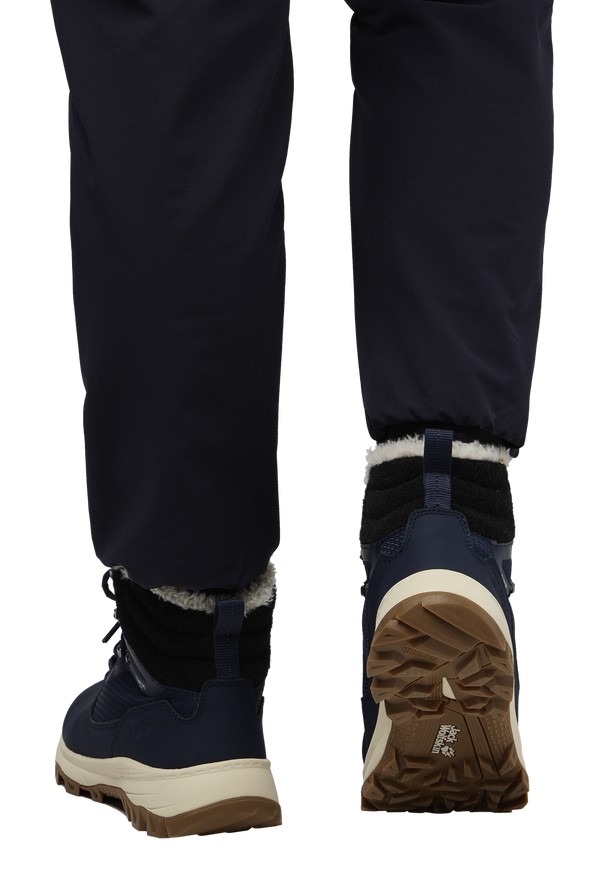 Navy Women Jack Wolfskin Everquest Texapore High Winter Shoes | 62698938