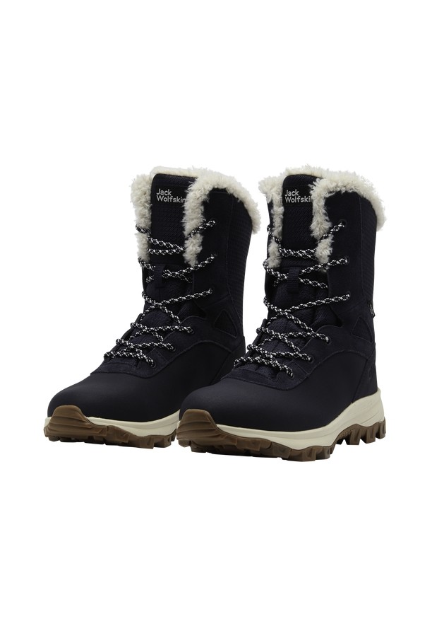 Navy Women Jack Wolfskin Everquest Texapore Snow High Winter Boots | 11742454