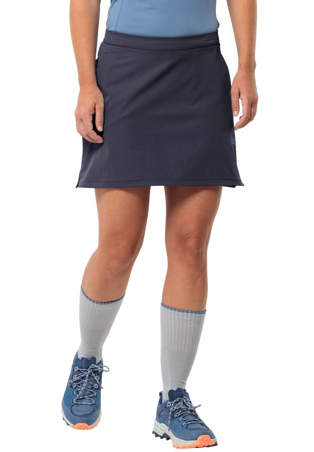 Navy Women Jack Wolfskin Hiking Alpine Skorts | 49969997