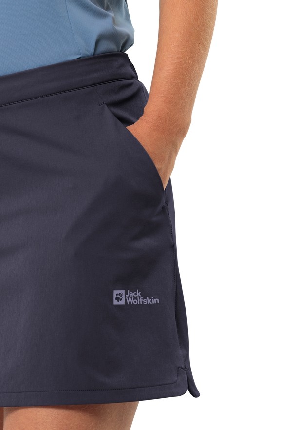 Navy Women Jack Wolfskin Hiking Alpine Skorts | 49969997