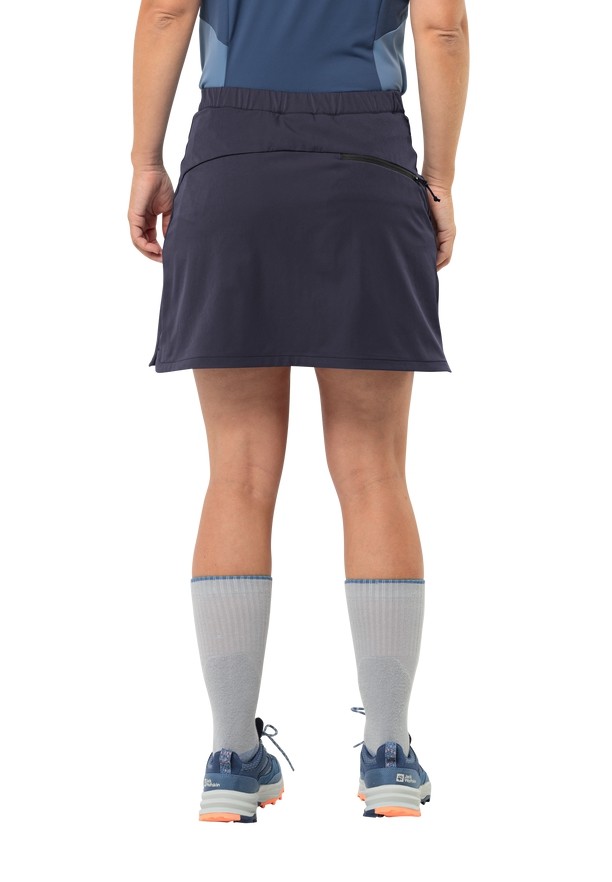 Navy Women Jack Wolfskin Hiking Alpine Skorts | 49969997