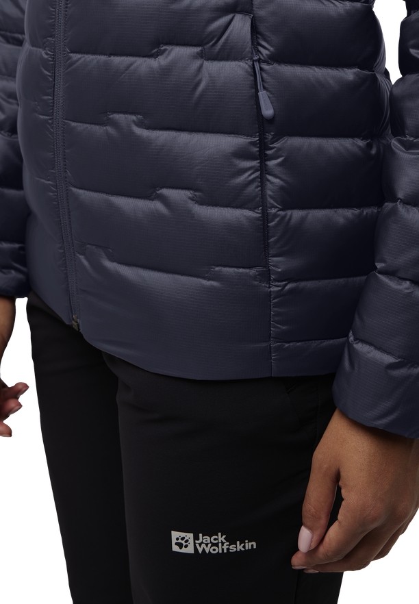 Navy Women Jack Wolfskin Passamani Down Jackets | 14517394
