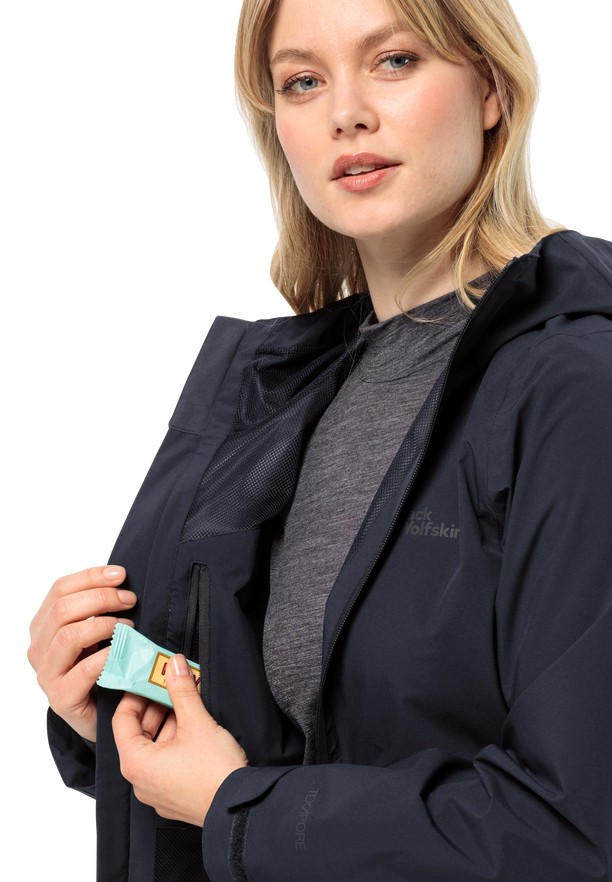 Navy Women Jack Wolfskin Robury 2l Jackets | 33717299