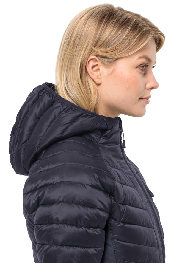 Navy Women Jack Wolfskin Routeburn Pro Ins Jackets | 70711460