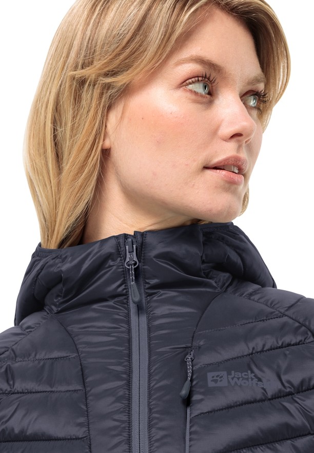 Navy Women Jack Wolfskin Routeburn Pro Ins Jackets | 70711460