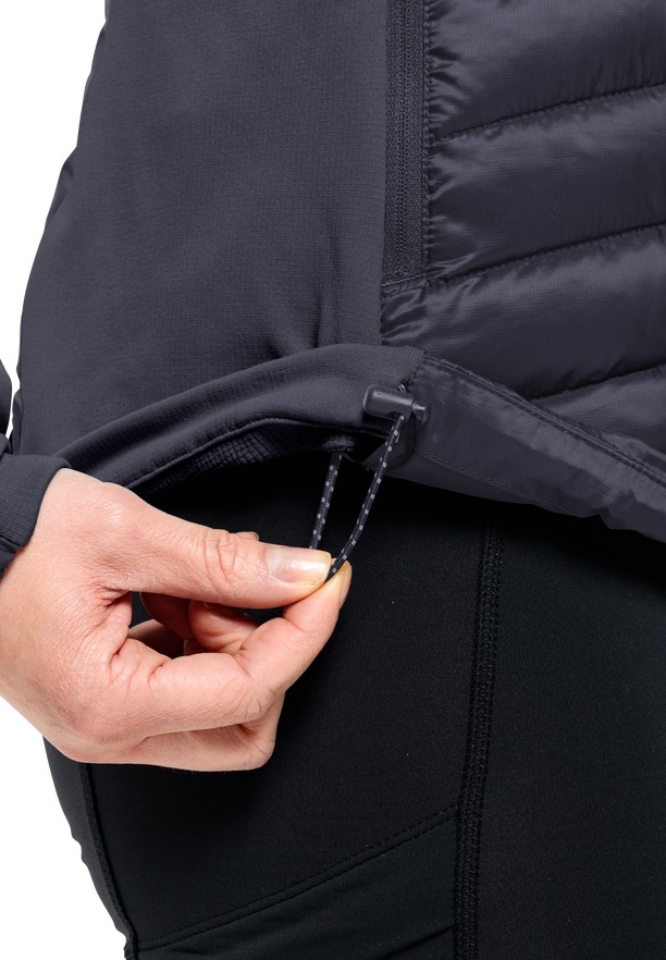 Navy Women Jack Wolfskin Routeburn Pro Ins Jackets | 70711460