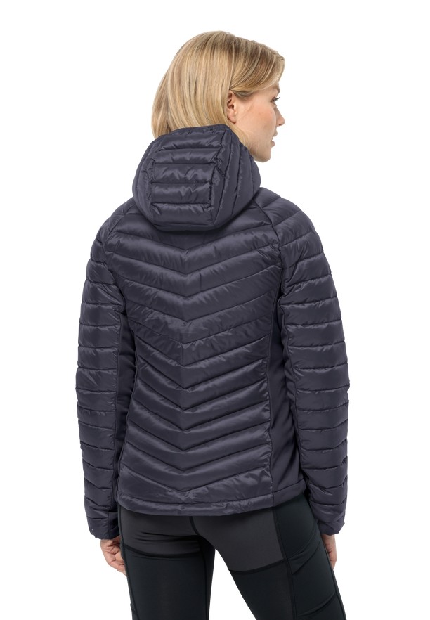 Navy Women Jack Wolfskin Routeburn Pro Ins Jackets | 70711460