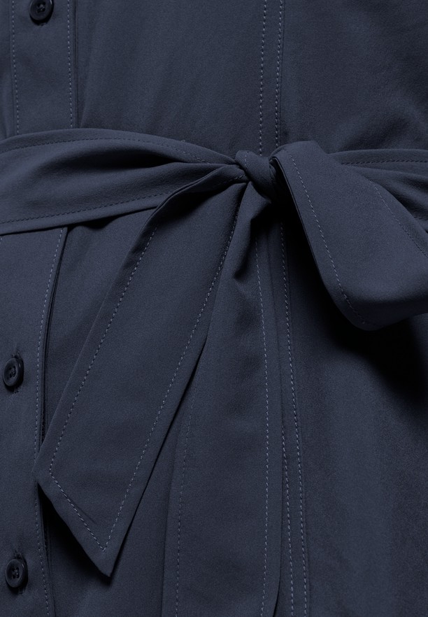 Navy Women Jack Wolfskin Sonora Dress | 96328953