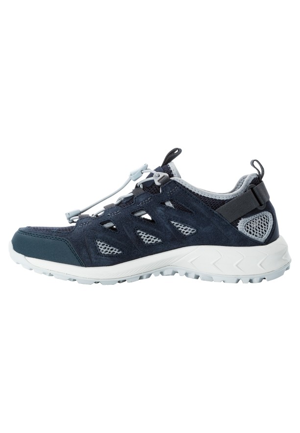 Navy Women Jack Wolfskin Woodland 2 Hybrid Low Hiking Shoes | 39948115