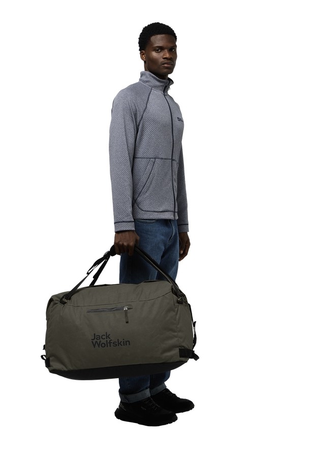 Olive Men Jack Wolfskin Traveltopia 65 Duffle Bags | 25539849