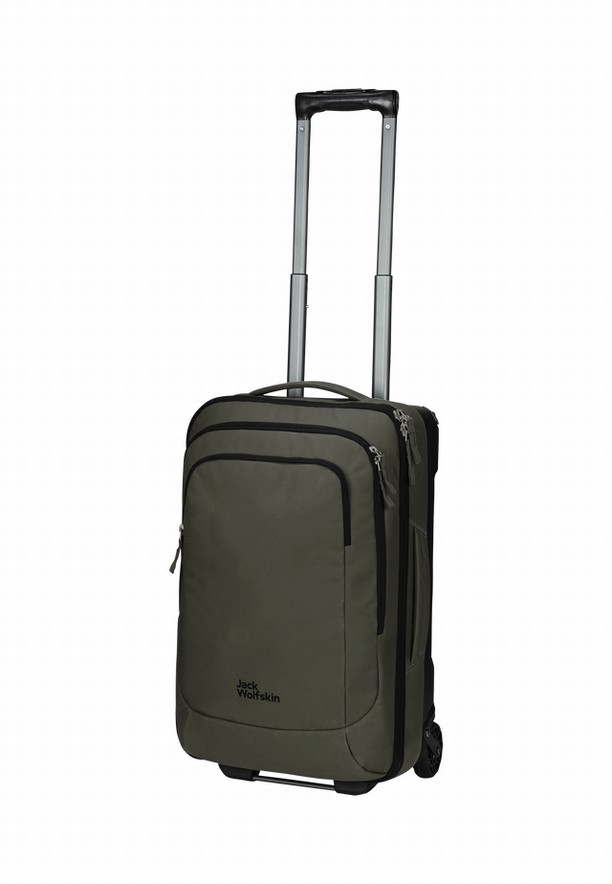 Olive Men Jack Wolfskin Traveltopia Wheeler 40 Suitcases | 22745961