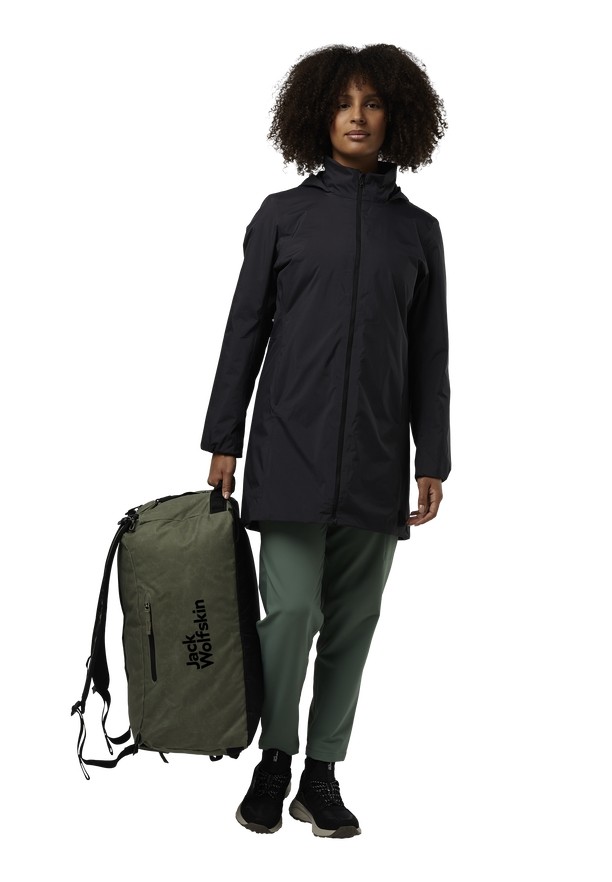 Olive Women Jack Wolfskin Traveltopia 45 Duffle Bags | 27703211