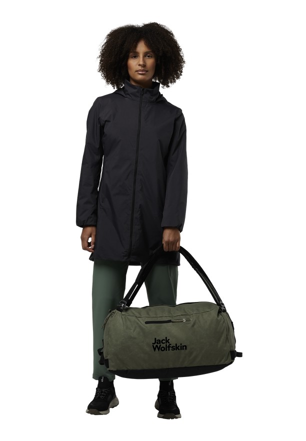 Olive Women Jack Wolfskin Traveltopia 45 Duffle Bags | 27703211