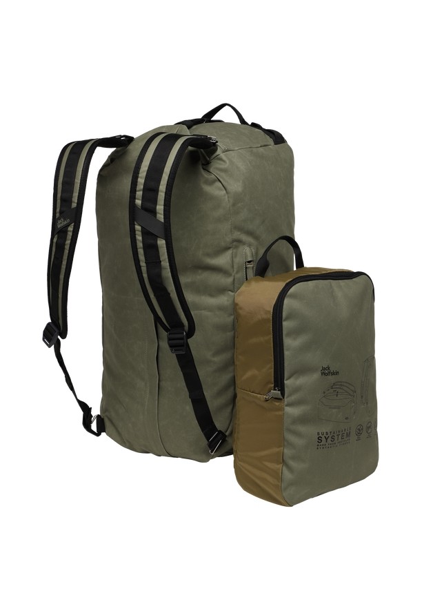 Olive Women Jack Wolfskin Traveltopia 45 Duffle Bags | 27703211
