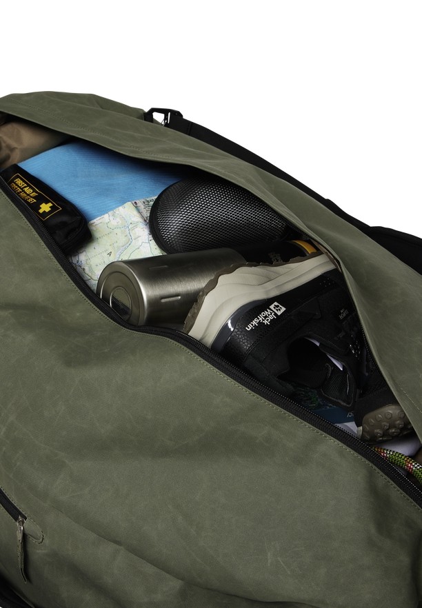 Olive Women Jack Wolfskin Traveltopia 85 Duffle Bags | 85359544