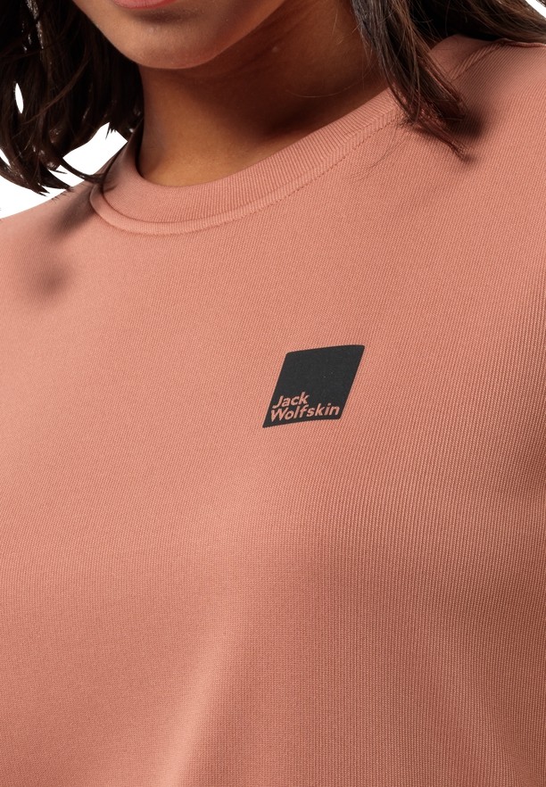 Pink Women Jack Wolfskin Bike Commute T Shirts | 15284431