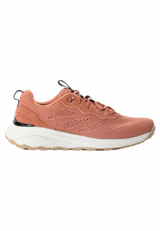 Pink Women Jack Wolfskin Dromoventure Knit Low Outdoor Shoes | 55602468