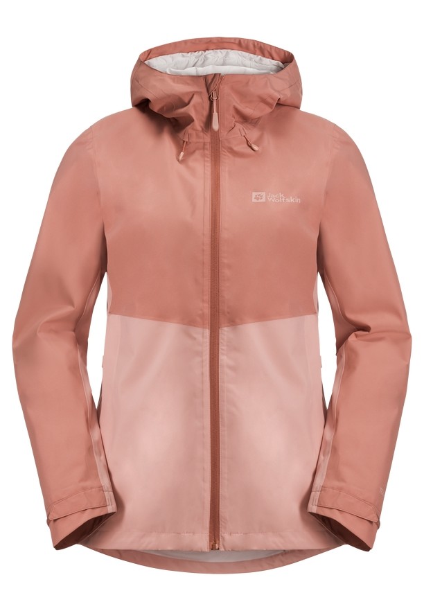 Pink Women Jack Wolfskin Weiltal 2l Rain Jackets | 35789083