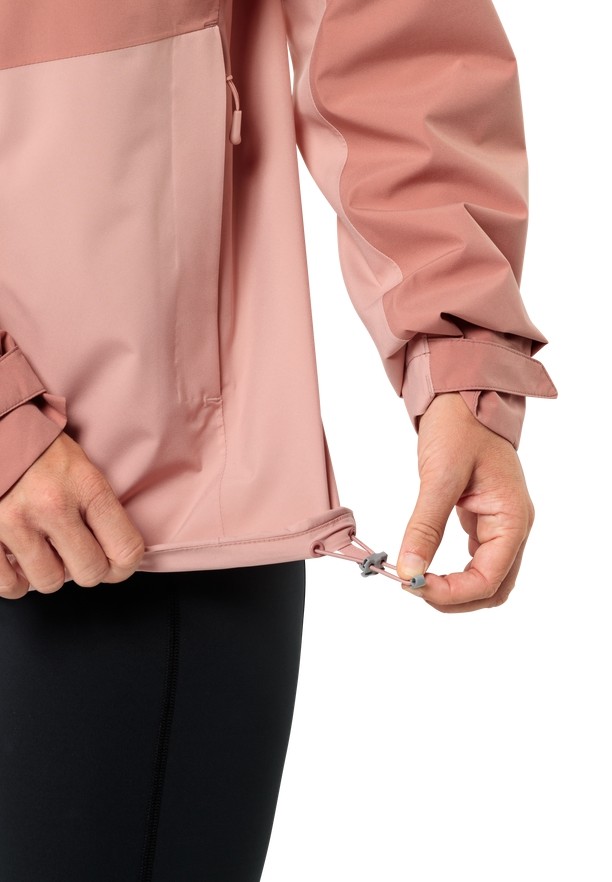Pink Women Jack Wolfskin Weiltal 2l Rain Jackets | 35789083