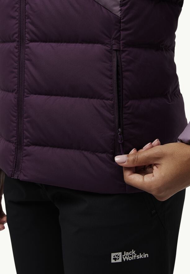 Purple Women Jack Wolfskin Ather Down Jackets | 61883201