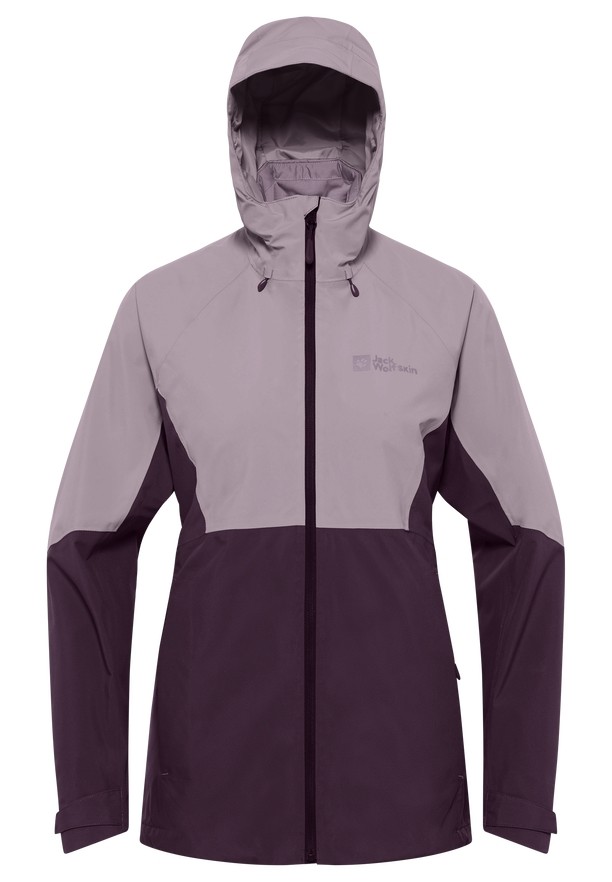 Purple Women Jack Wolfskin Glaabach 3in1 Jackets | 57765670