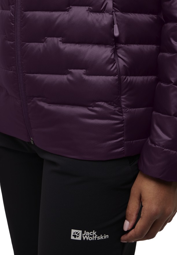 Purple Women Jack Wolfskin Passamani Down Jackets | 78182067