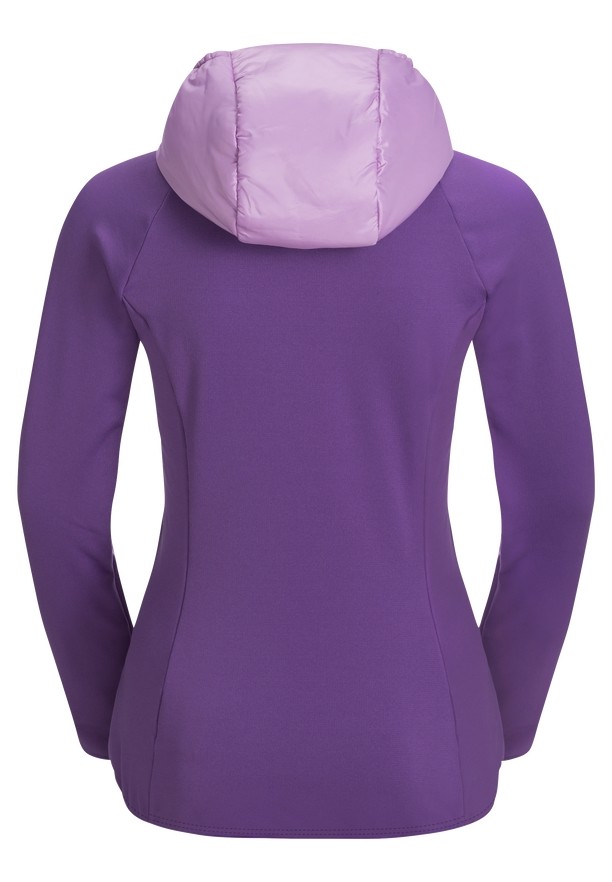 Purple Women Jack Wolfskin Routeburn Pro Hybrid Jackets | 83610197