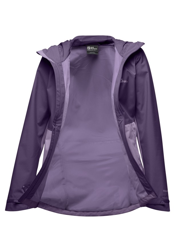 Purple Women Jack Wolfskin Weiltal 2l Rain Jackets | 40000855