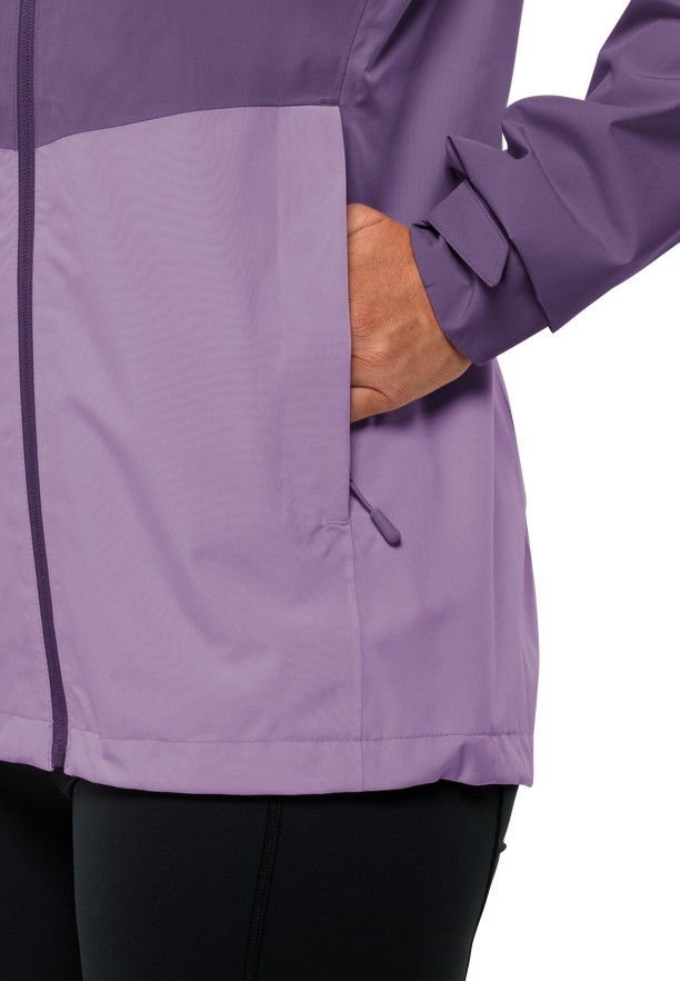 Purple Women Jack Wolfskin Weiltal 2l Rain Jackets | 40000855