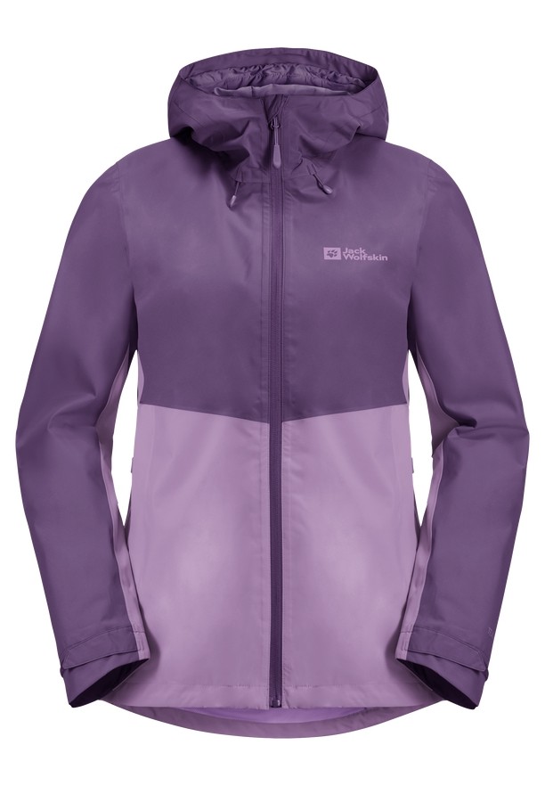 Purple Women Jack Wolfskin Weiltal 2l Rain Jackets | 40000855