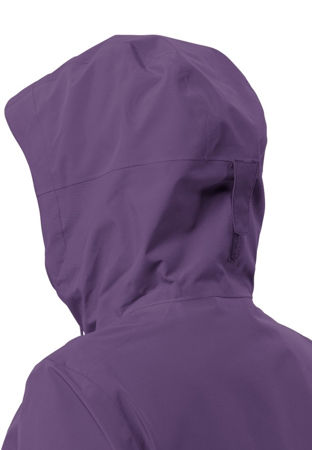 Purple Women Jack Wolfskin Weiltal 2l Rain Jackets | 40000855