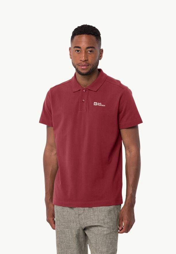 Red Men Jack Wolfskin Essential Polo Shirts | 77083611