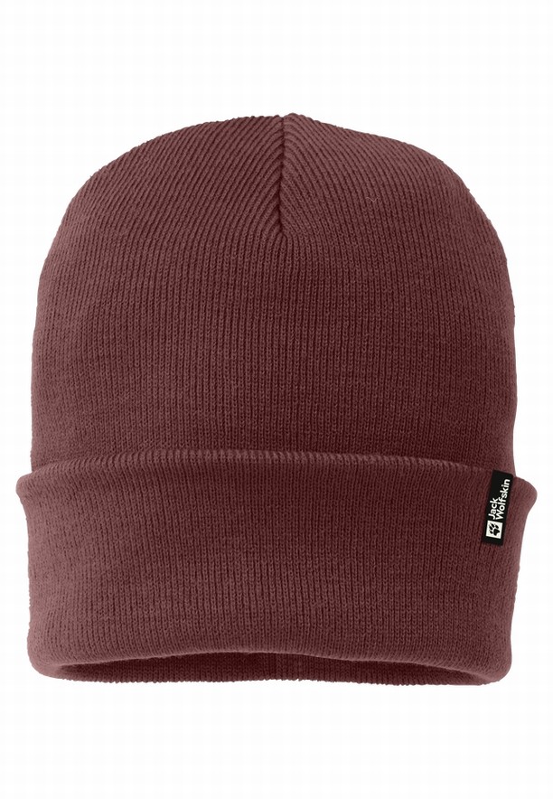 Red Men Jack Wolfskin Rib Beanie | 27756145