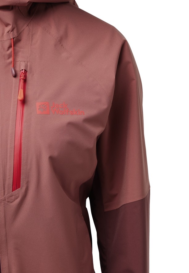 Red Women Jack Wolfskin Eagle Peak 2l Rain Jackets | 96968134