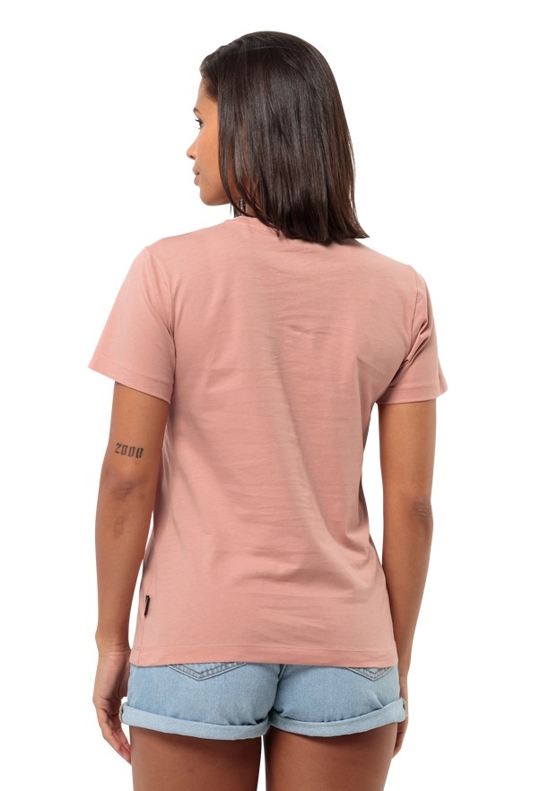Rose Women Jack Wolfskin Discover Heart T Shirts | 42867994