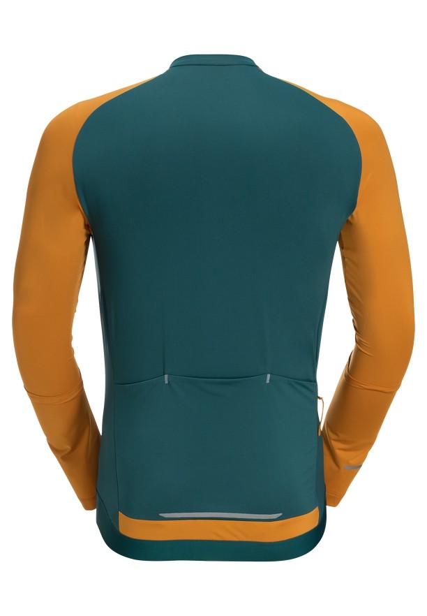 Turquoise Men Jack Wolfskin Gravex Fz L/s T Shirts | 49221619