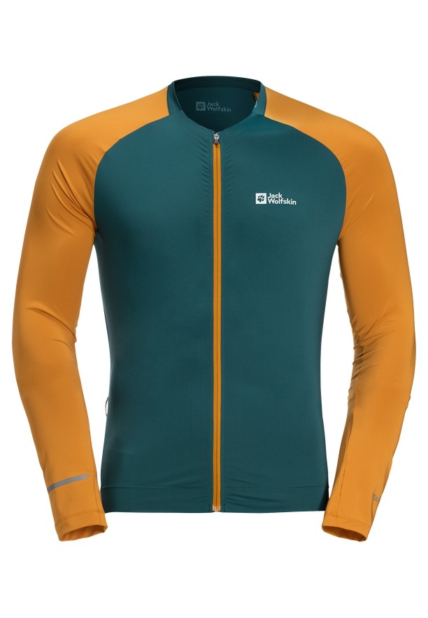 Turquoise Men Jack Wolfskin Gravex Fz L/s T Shirts | 49221619