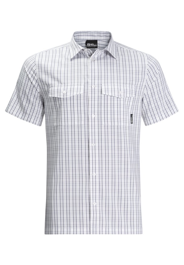 White Men Jack Wolfskin Thompson Shirts | 73597137