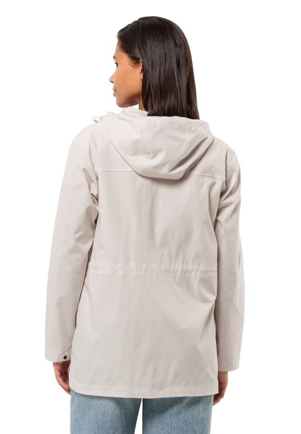White Women Jack Wolfskin Desert Wind Softshell Jackets | 52653879